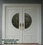Pintu Rumah Kupu Tarung Duco Putih Minimalis