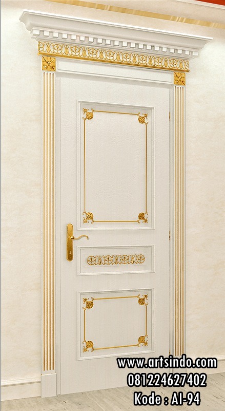 Model Pintu Kamar Mewah Klasik Gold