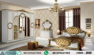 Set Tempat Tidur Baroco Gold Duco