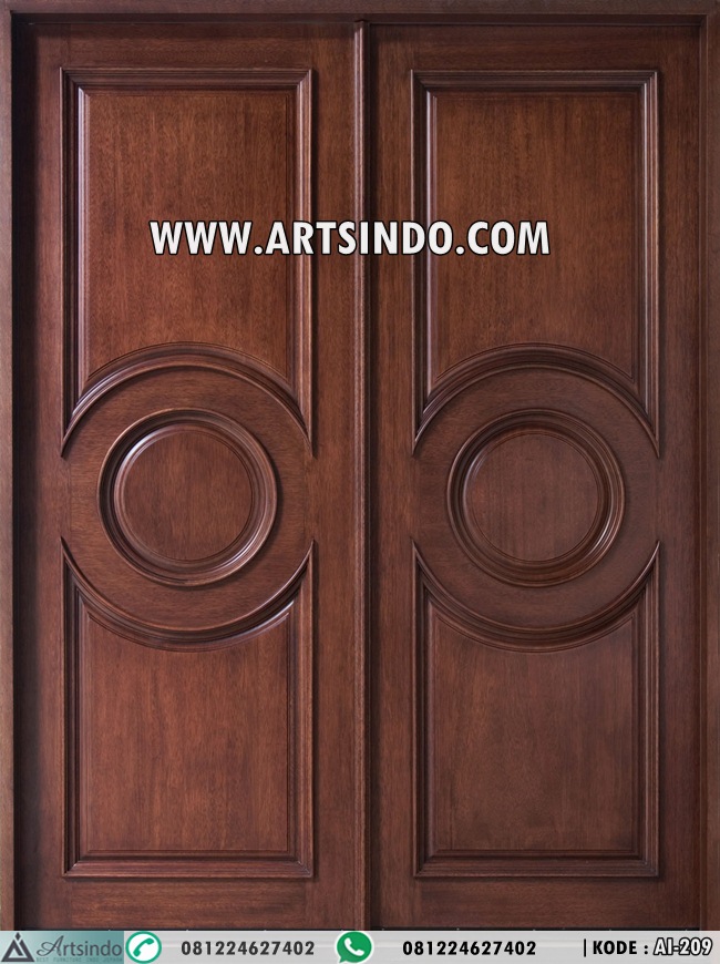  Pintu Utama Klasik  Kayu Jati AI 209 Arts Indo Furniture 