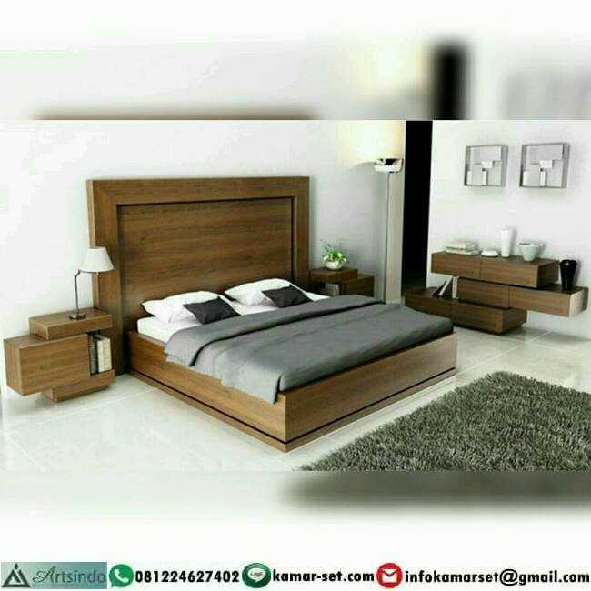  Tempat  Tidur  Minimalis  Jati AI 323 Arts Indo Furniture 