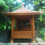 Gazebo Ukir Gebyok Kayu Jati Jepara