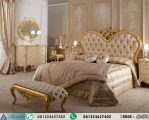 Set Tempat Tidur Klasik Elegan Model Eropa Gold