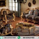 Set Kursi Tamu Ukir Frateli Gold AI-428