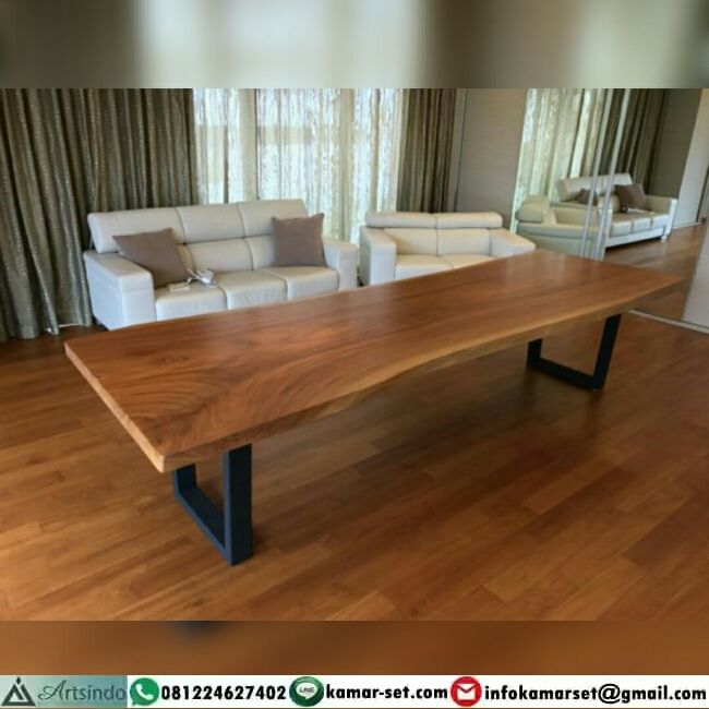  Meja  Kayu  Solid Corak Cantik  Arts Indo Furniture Jepara 