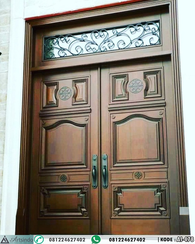 Pintu Klasik Elegan Kayu Jati