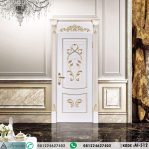 Pintu Klasik Putih Gold Architrave Ukir AI-512