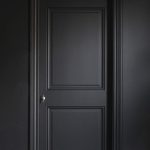 Desain Pintu Kamar Minimalis Kayu Warna Hitam