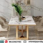 Meja Makan 6 Kursi Mewah