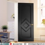 Pintu Minimalis Model Panil Kotak Diagonal