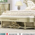 Bench Set Tempat Tidur Pengantin Mewah Ukiran Gold Luxury AI-2234