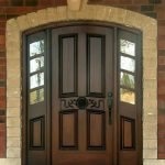 Pintu Kayu Jati Daun Single Model Lengkung