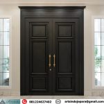 Pintu Rumah Minimalis Klasik Motif Profil Kotak