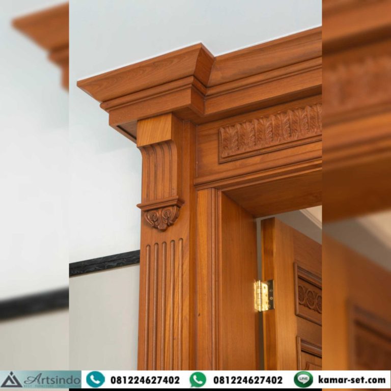 Detail Pintu Rumah Mewah Architrave