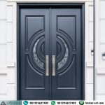 Pintu Rumah Minimalis Klasik Model Panil Kaca