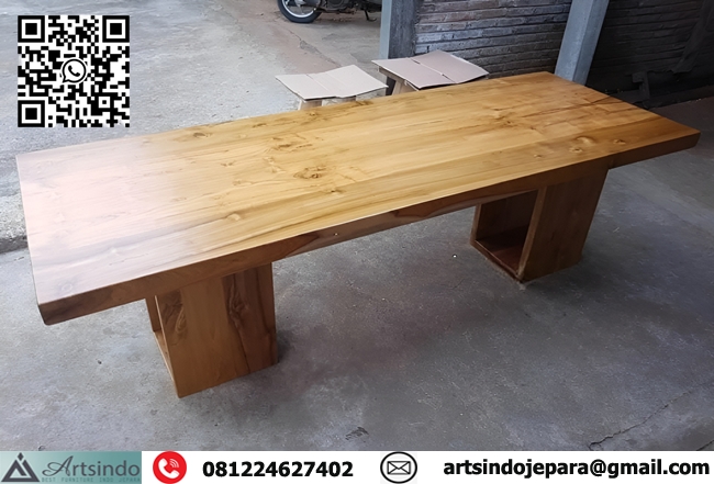 Meja Kayu Solid Untuk Furniture Kantor