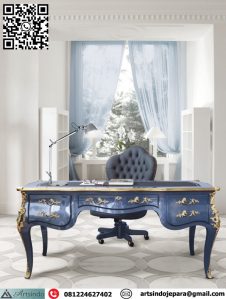 Meja Kerja Lawyer Model Klasik Royal Luxury