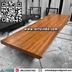 Papan Kayu Jati Solid Untuk Meja Makan dan Meeting