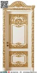 Desain Pintu Rumah Mewah Klasik Gold Ukir Terbaru
