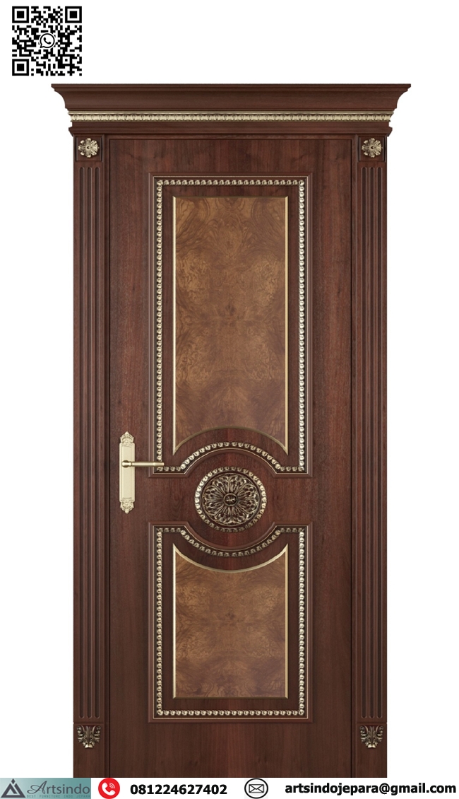 Pintu Kamar Kayu Jati Mewah Alesandra