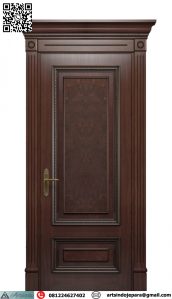 Pintu Rumah Kayu Jati Perhutani Asli Model Mewah