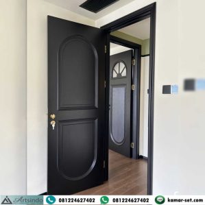 Pintu Kamar Mewah Black Matte