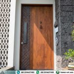 Pintu Single Minimalis Kayu Jati Super Prestige