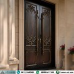 Pintu Rumah Mewah Jati Ukir Super