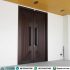 Pintu Minimalis Kayu Jati Motif Garis Rumah Mewah Model Terbaru